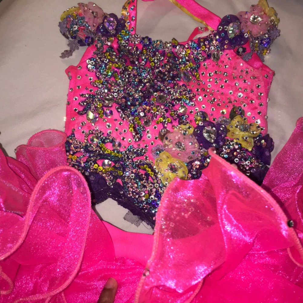 Custom Glitz Cupcake Dress size 9months - 18months